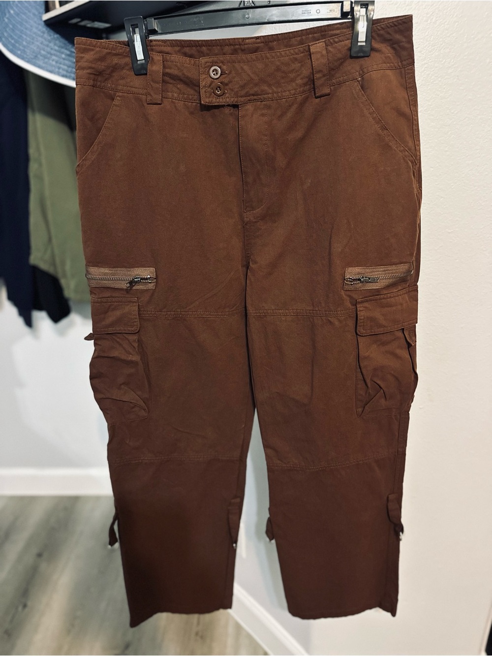 Women’s Brown Utility Cargo Pants